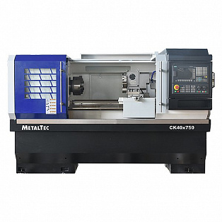 MetalTec CK 40x750 токарный станок ЧПУ с прямой станиной купить в Новосибирске - rodan.ru