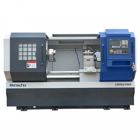 Токарный станок c ЧПУ с прямой станиной MetalTec CK 80x1500 купить в Новосибирске - rodan.ru