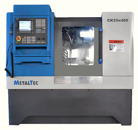 Токарный станок c ЧПУ с горизонтальной станиной MetalTec CK 35x400 купить в Новосибирске - rodan.ru