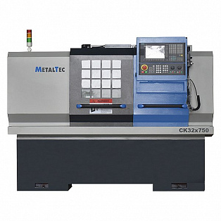 Токарный станок ЧПУ с горизонтальной станиной MetalTec CK 36x750 PRO купить в Новосибирске - rodan.ru