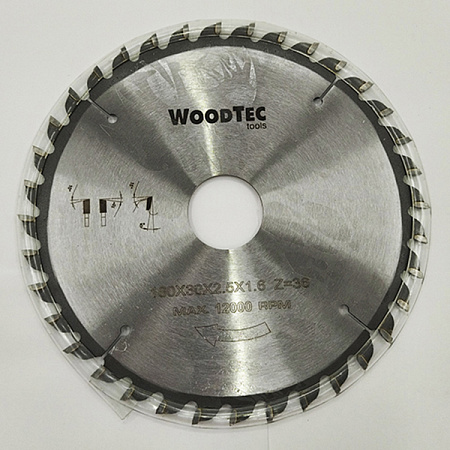 Пила дисковая Ø180 х 30 х 2,5/1,6 Z56 WZ WoodTec