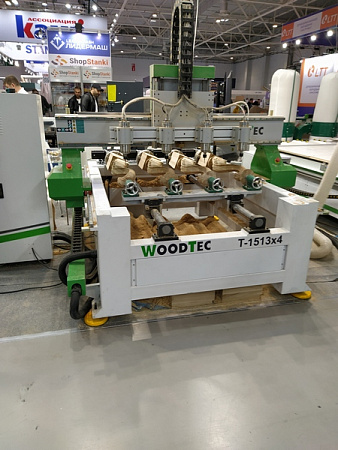 Станок фрезерно-гравировальный с ЧПУ WoodTec T-1513х4