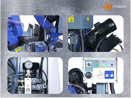 Полуавтоматический ленточнопильный станок для резки металла MetalTec BS 250 SA