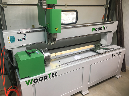 Станок токарно-фрезерный с ЧПУ WoodTec T 1500 купить в Новосибирске - rodan.ru