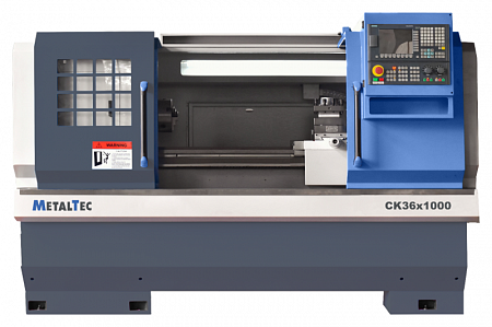 Токарный станок c ЧПУ с горизонтальной станиной MetalTec CK 36x1000 купить в Новосибирске - rodan.ru