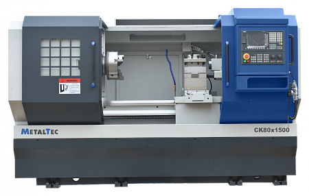 Токарный станок c ЧПУ с прямой станиной MetalTec CK 80x1500 купить в Новосибирске - rodan.ru