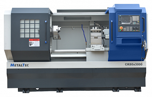 Токарный станок c ЧПУ с прямой станиной MetalTec CK 80x3000 купить в Новосибирске - rodan.ru