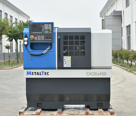 Токарный станок c ЧПУ с горизонтальной станиной MetalTec CK 36x450 купить в Новосибирске - rodan.ru